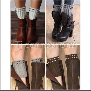 Buy now 2 pack knit leg warmers boot toppers AC3